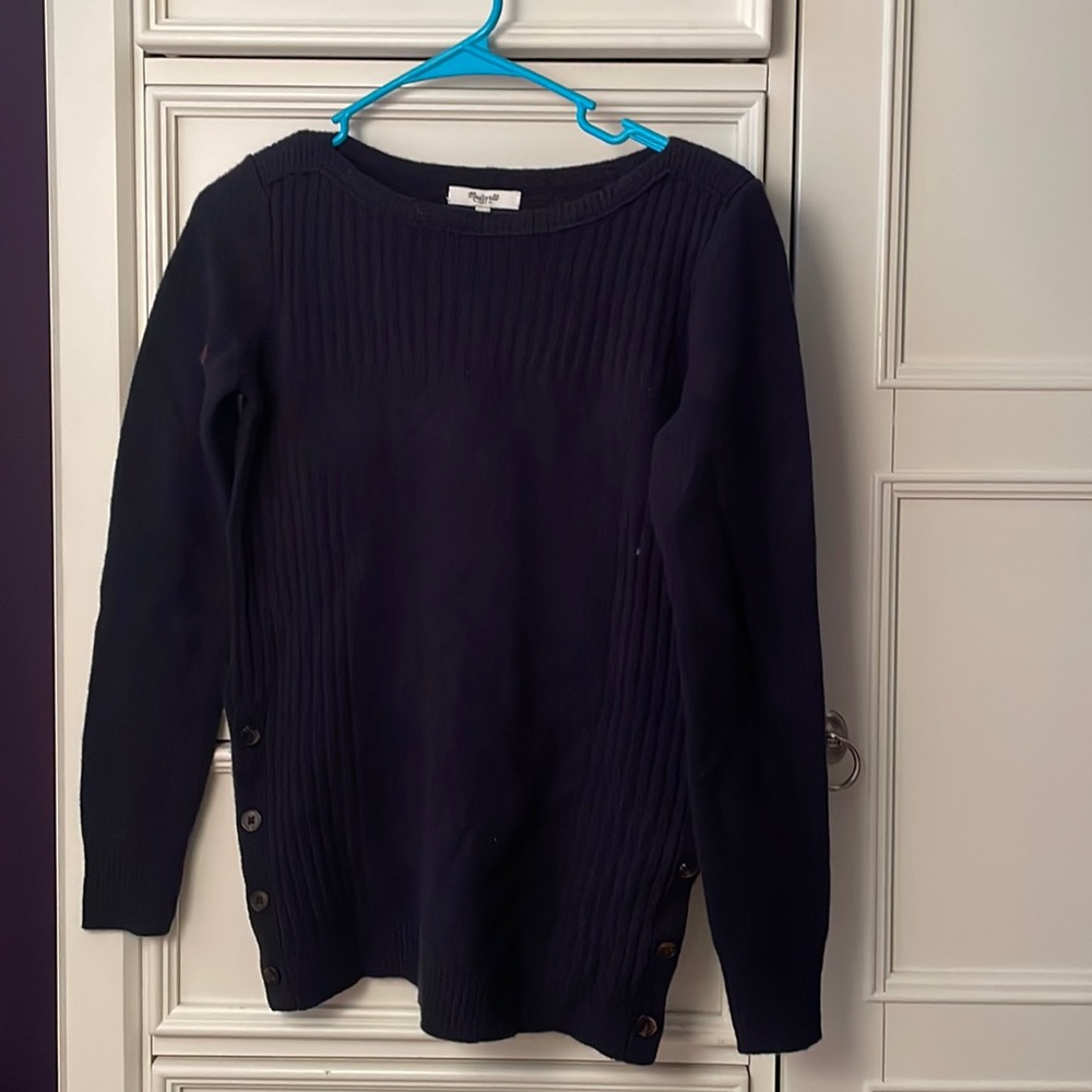 MADEWELL NWT navy blue sweater